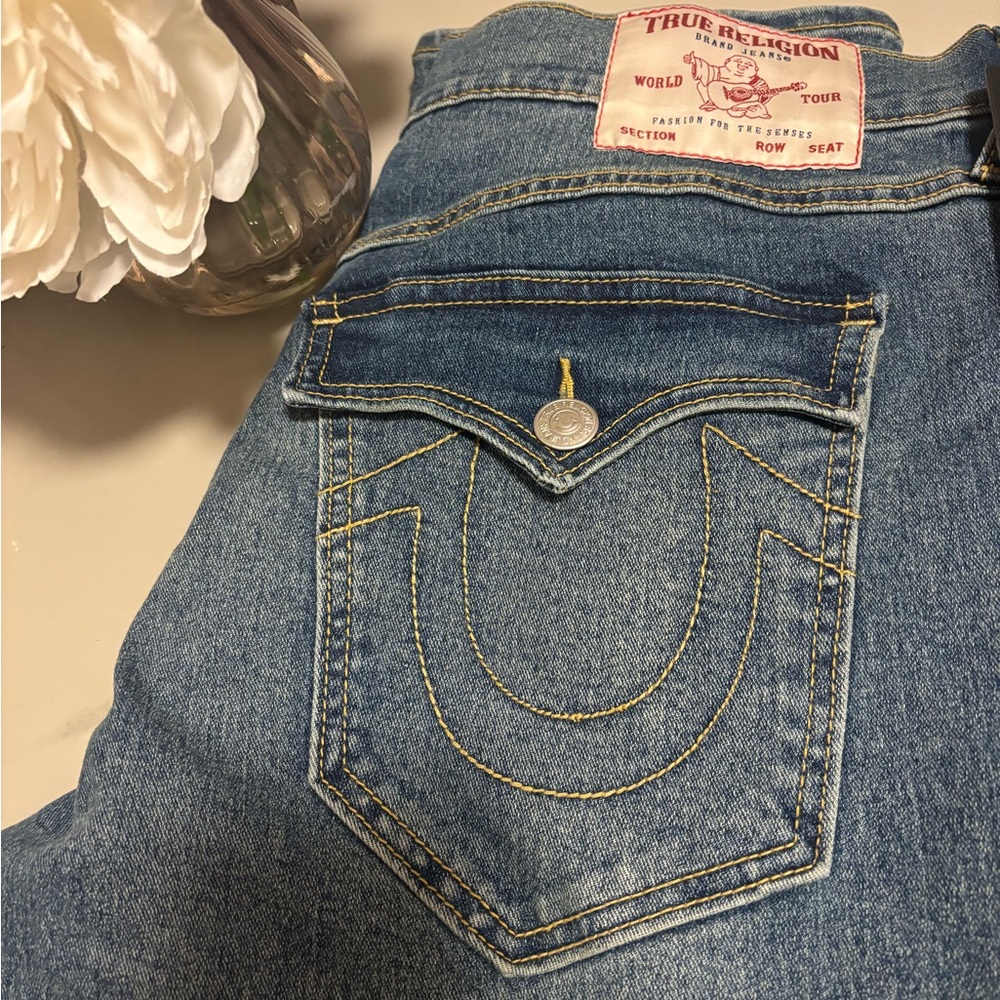 True Religion men’s 38w Big flap GENO relaxed slim jeans NWT